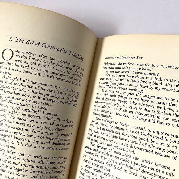 Practical Christianity for You by James E Sweaney Fourth Printing Hardcover Vtg - Picture 6 of 16